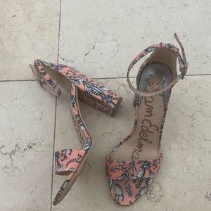 Sam Edelman 10 Heel: fun print worn once